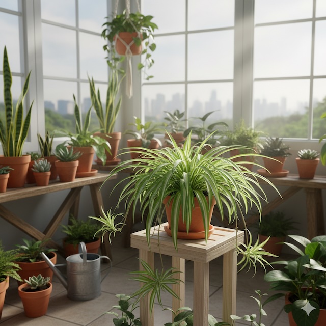 비타룸접란, Chlorophytum