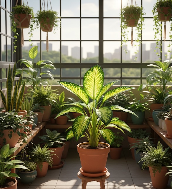 디펜바키아 마리안느 Dieffenbachia ‘Marianne’